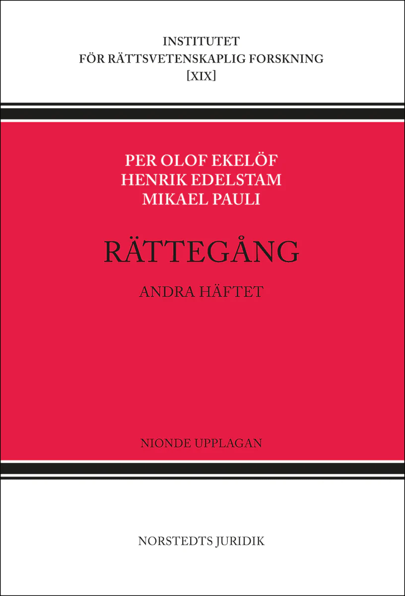 Edelstam, Henrik ; Pauli, Mikael | RÄTTEGÅNG. H. 2