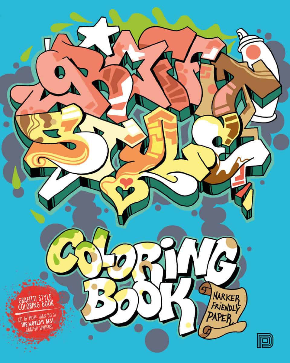 Almqvist, Björn ; Barenthin Lindblad, Tobias | GRAFFITI STYLE COLORING BOOK