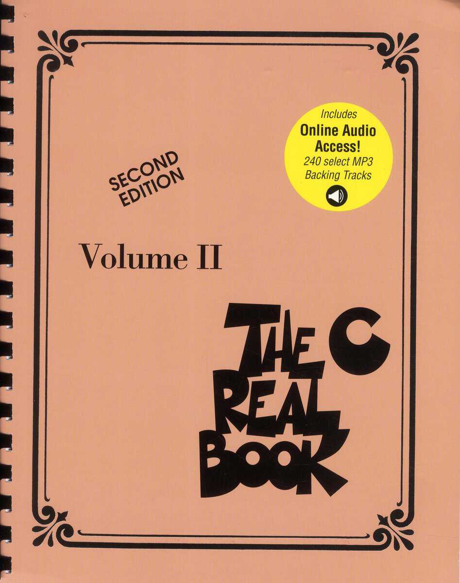THE REAL BOOK 2, C MED AUDIO FILES