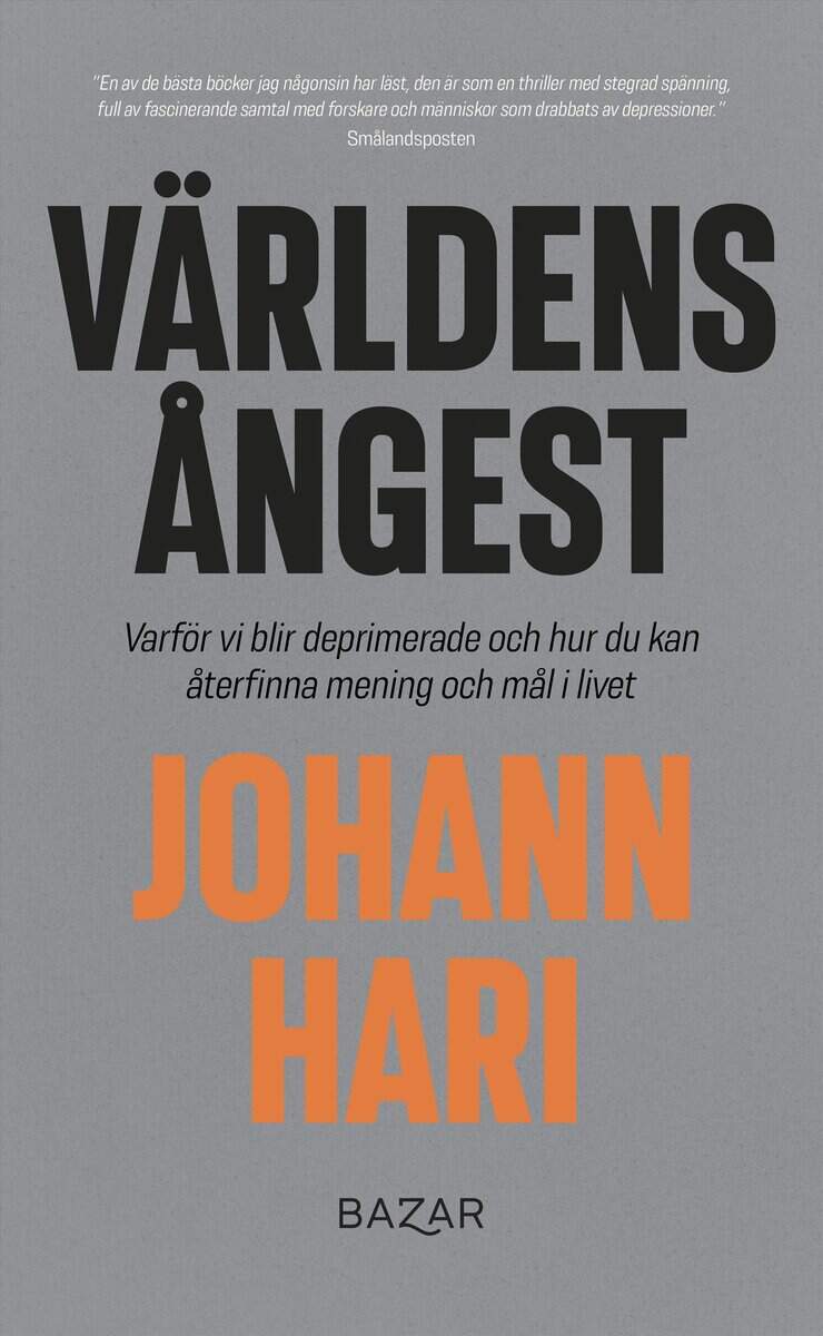 Johann Hari | VÄRLDENS ÅNGEST : Varför vi blir deprimerade och hur du kan återfinna mening och mål i livet