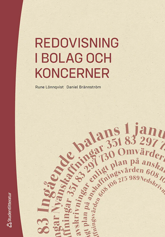 Lönnqvist, Rune ; Brännström, Daniel | REDOVISNING I BOLAG OCH KONCERNER