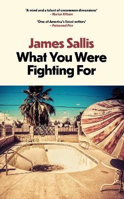 James Sallis | WHAT YOU WERE FIGHTING FOR